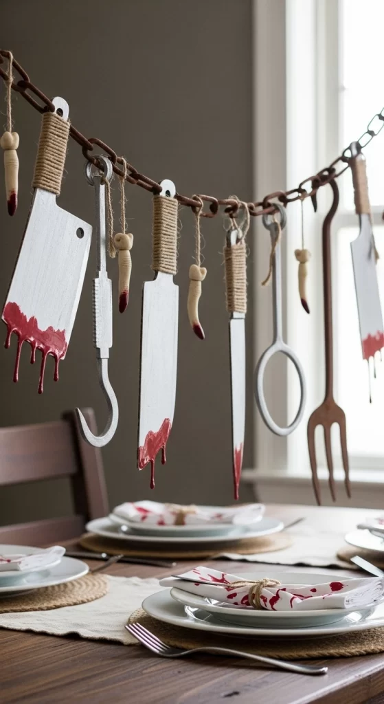 Bloody Butcher's Tools Garland