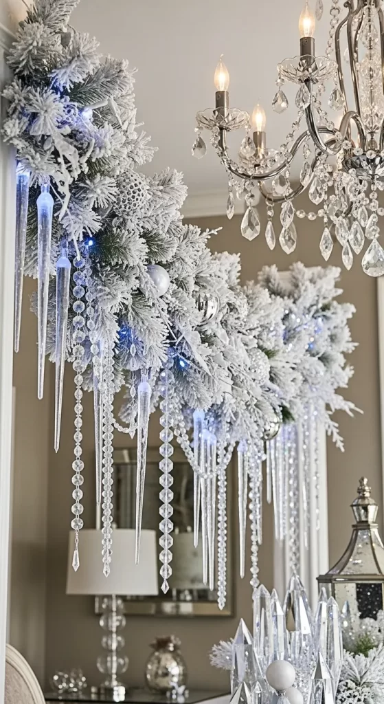Frosted Ice Palace Garland