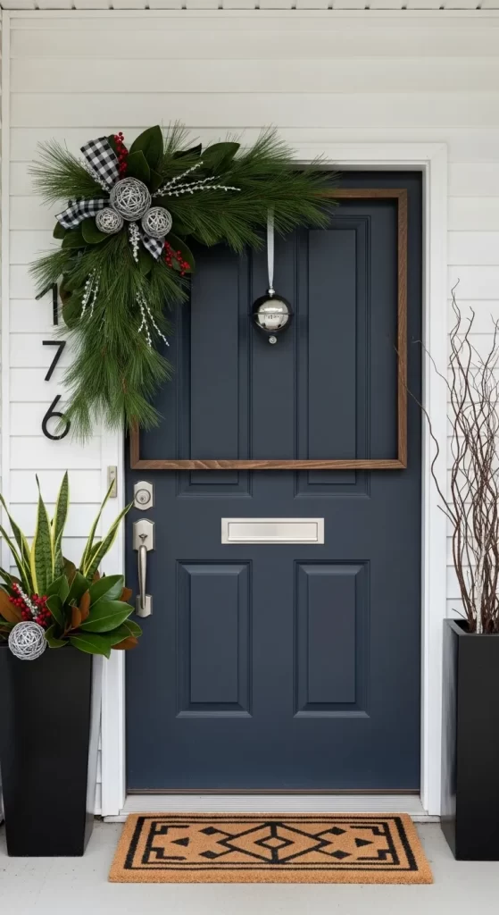 Modern Deconstructed Frame Wreath