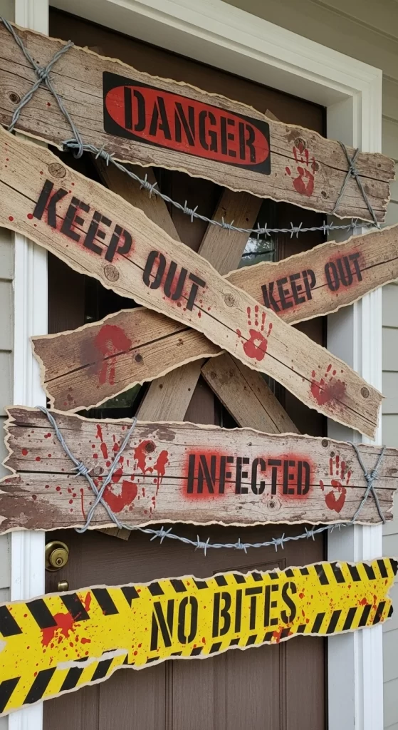 Zombie Apocalypse Barricade Garland