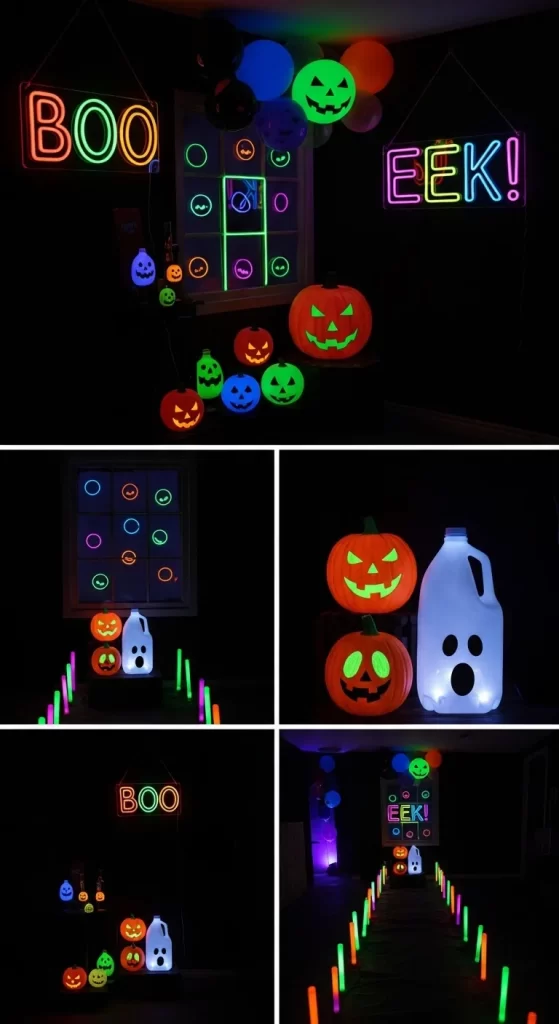 Neon Glow-in-the-Dark Pathway Neon Glow-in-the-Dark Pathway