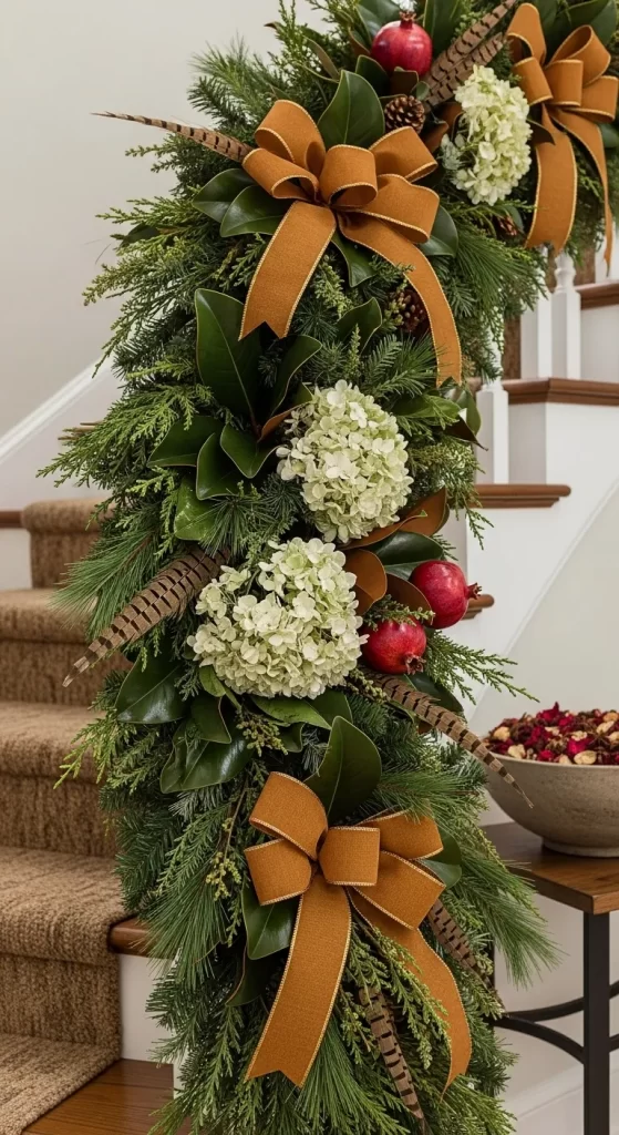 Southern Elegance Staircase Garland