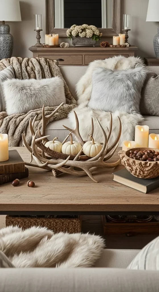 The Antler & Pumpkin Harvest Display