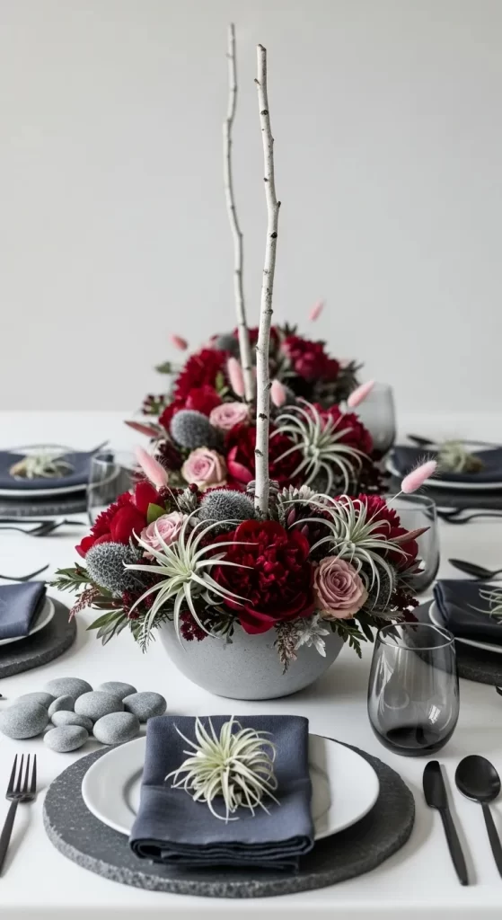The Red Garden Centerpiece