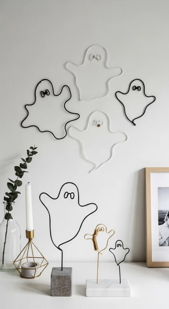 Modern Wire Ghost Art