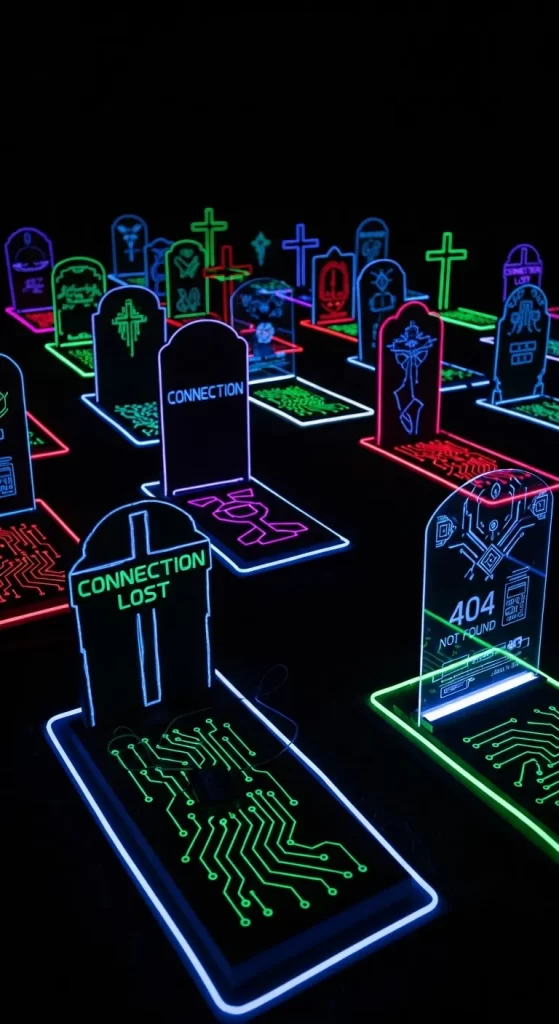 Cyberpunk Cemetery