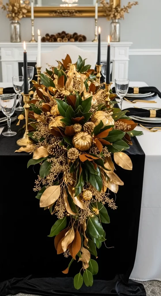 Glamorous Gold Table Runner