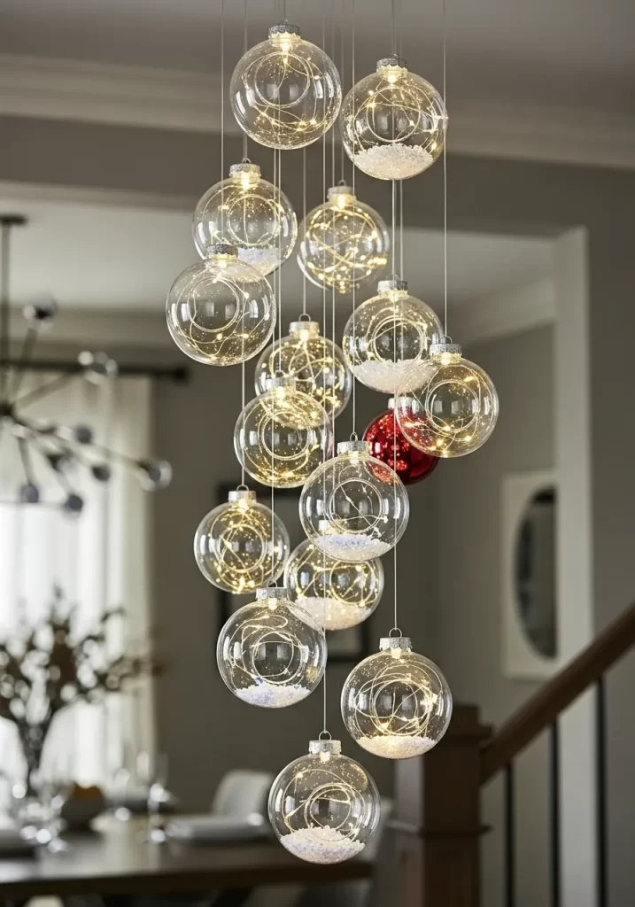 Floating Light Orb Chandelier