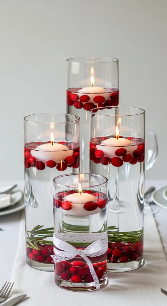 The Cranberry Candle Glow