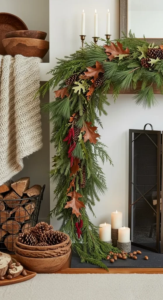 The Lush Evergreen Mantel
