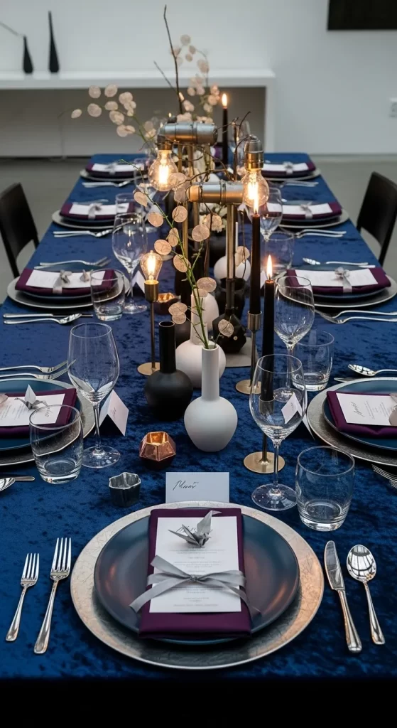 Royal Blue & Gold Feast