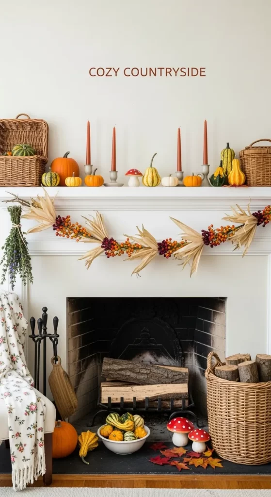 The Cozy Countryside Mantel