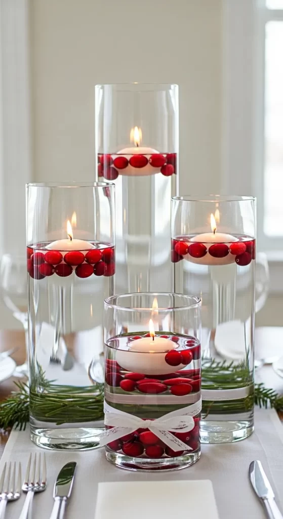 The Cranberry Candle Glow