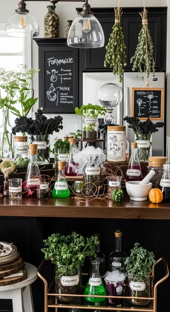 The Witch's Herbology Station