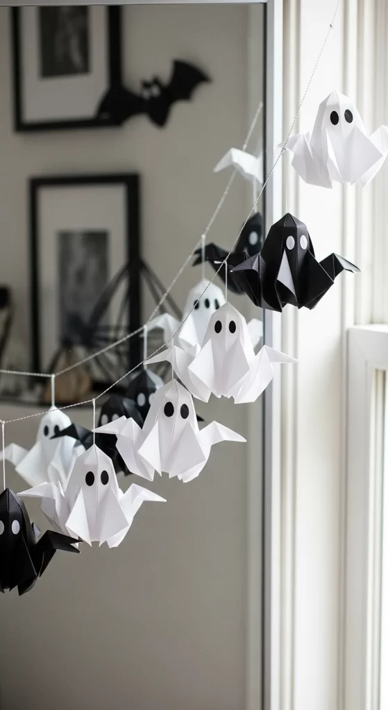 Origami Ghost Garland