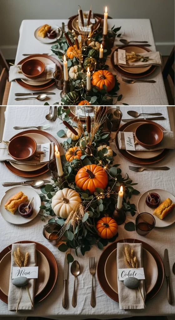 Layered Rustic Pumpkin Path