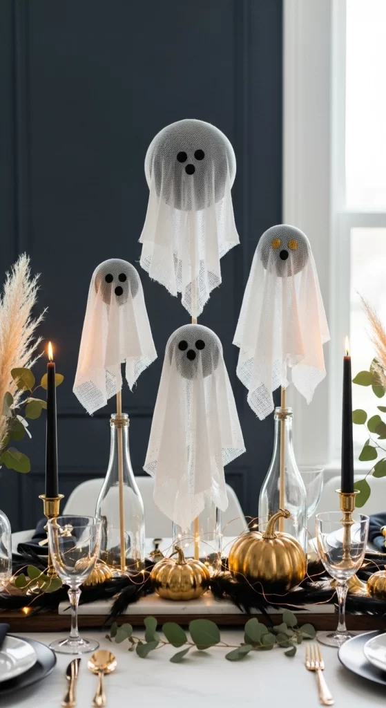 Ghostly Bottle Topper Centerpieces