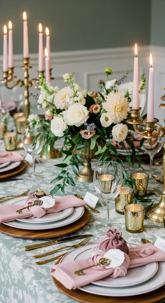 Blushing Vintage Romance