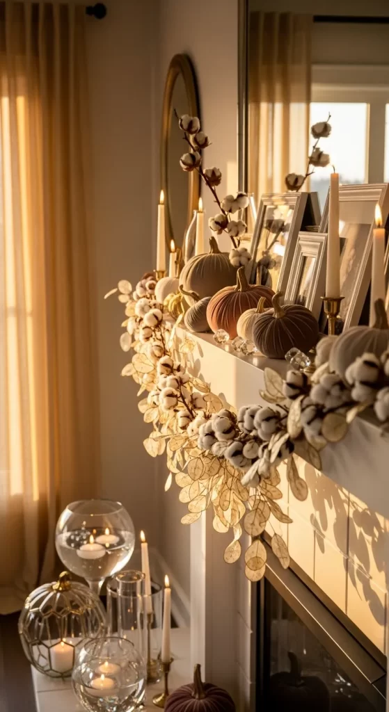The Glimmering Harvest Mantel