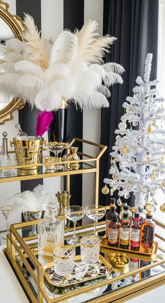 Roaring Twenties Bar Cart