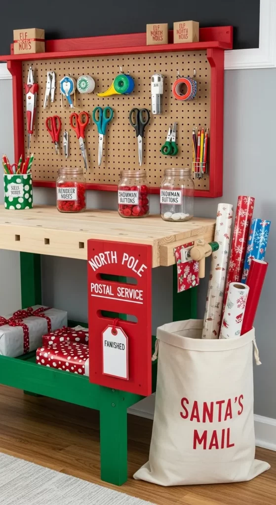 Santa's Workshop Bench