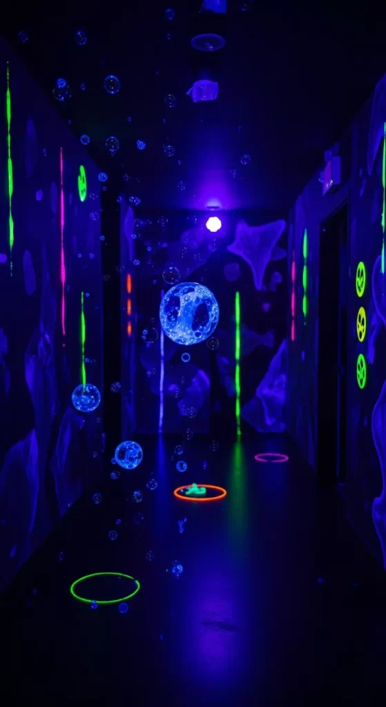 DIY Psychedelic Blacklight Bubble Zone Instructions