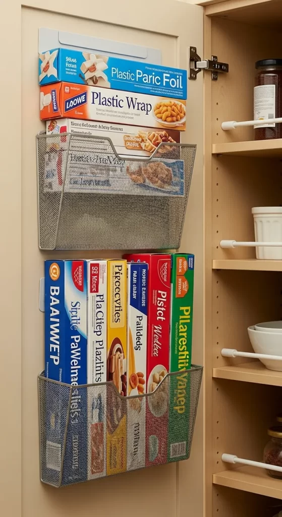 Pantry Door Wrap and Bag Organizer