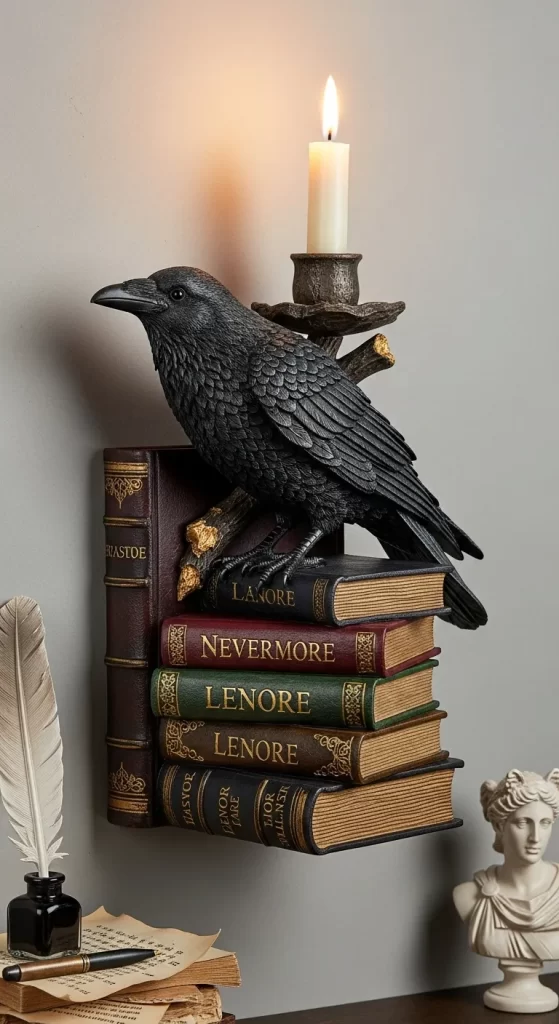 "Nevermore" Wall Sconce
