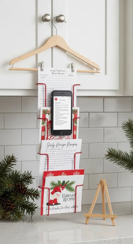 Hanging Recipe Holder