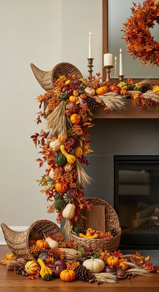 The Bountiful Cornucopia Mantel