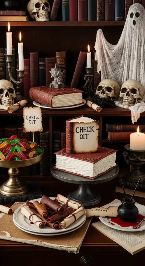 The Haunted Library of Forbidden Books
