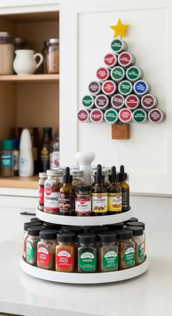 Festive and Functional Spice Storage