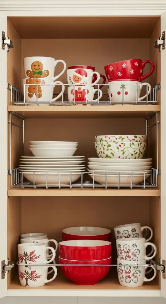 Cabinet Shelf Risers and Organizers