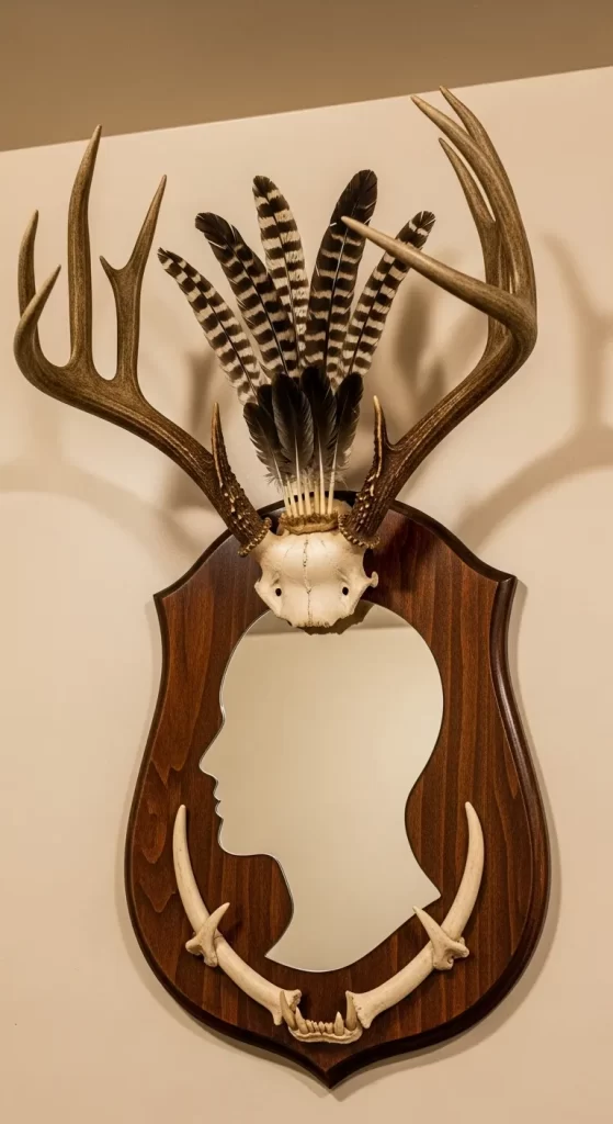 The Wendigo's Crown Mirror