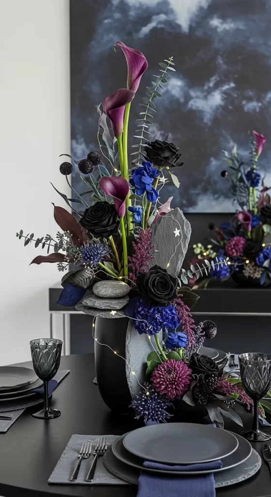 Midnight Garden Centerpiece