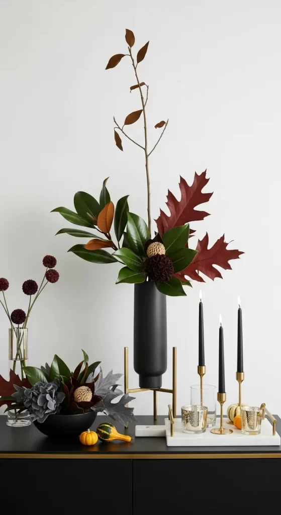 Moody Autumn Floral Arrangement