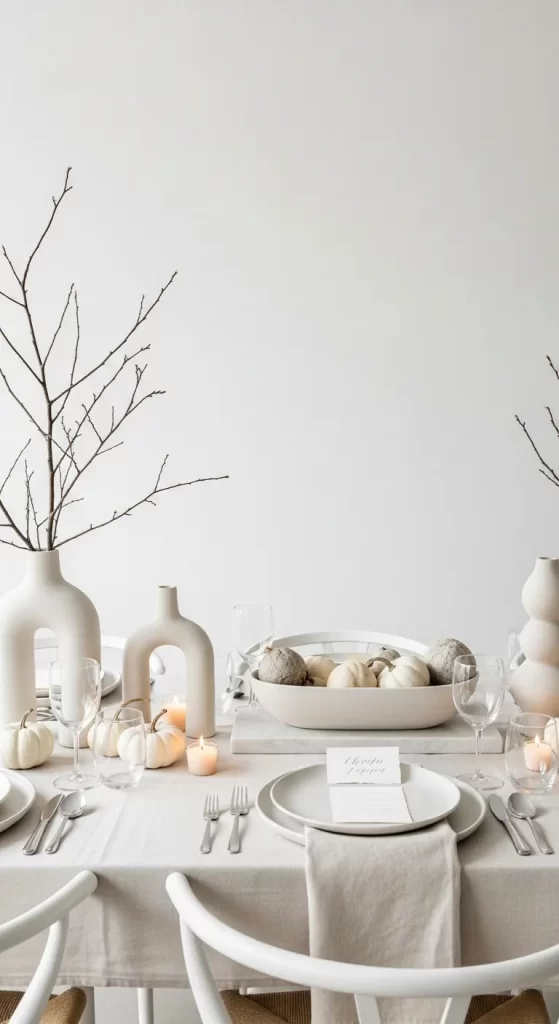 The Minimalist Harvest Table