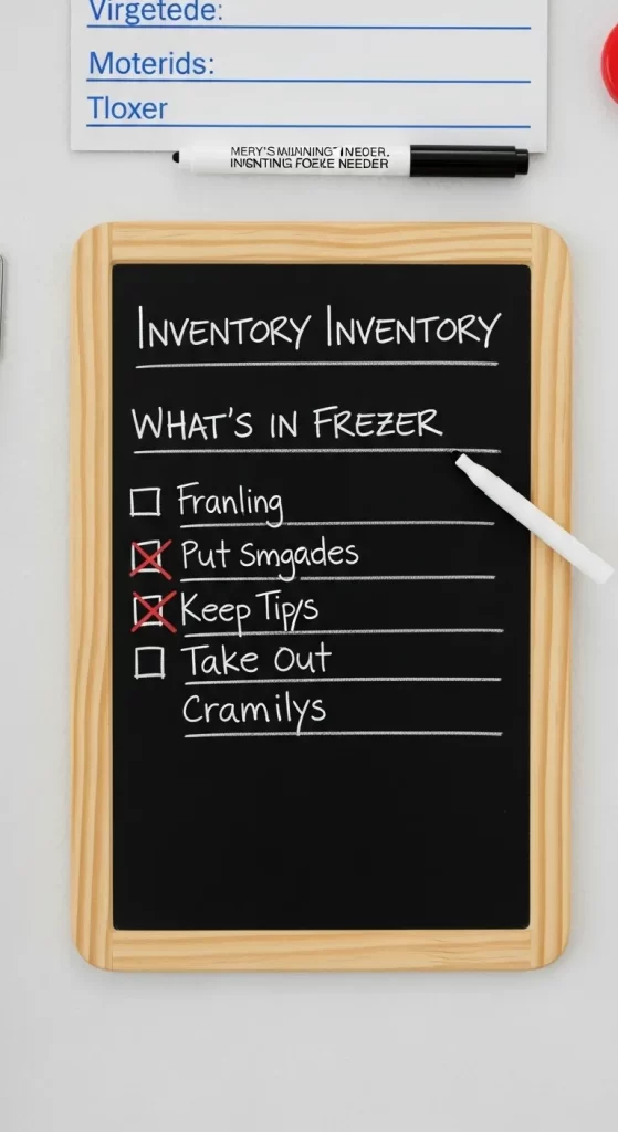 The Freezer Inventory Chalkboard
