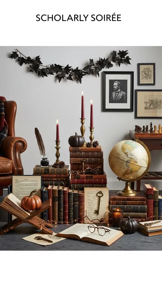 The Scholarly Soirée Mantel