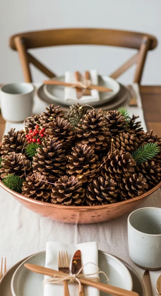 The Copper Bowl Pinecone Cluster