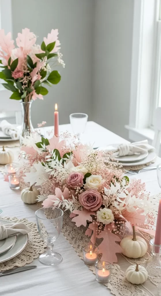 Subtle Pink Table Runner