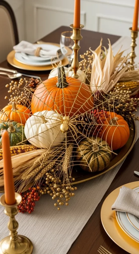 Gilded Harvest Tablescape