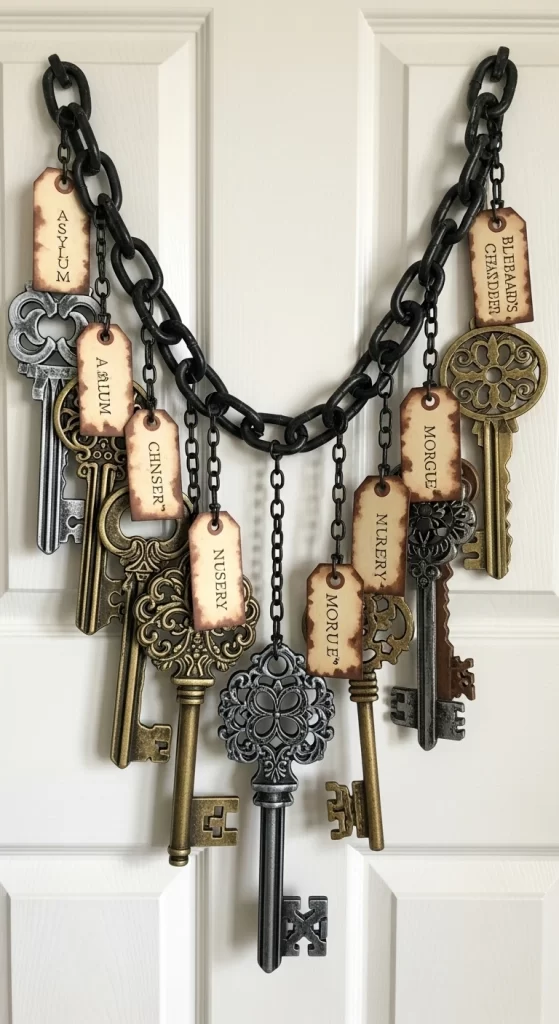 Haunted Asylum Key Garland