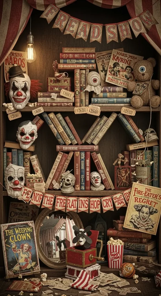 Creepy Carnival Bookshelf