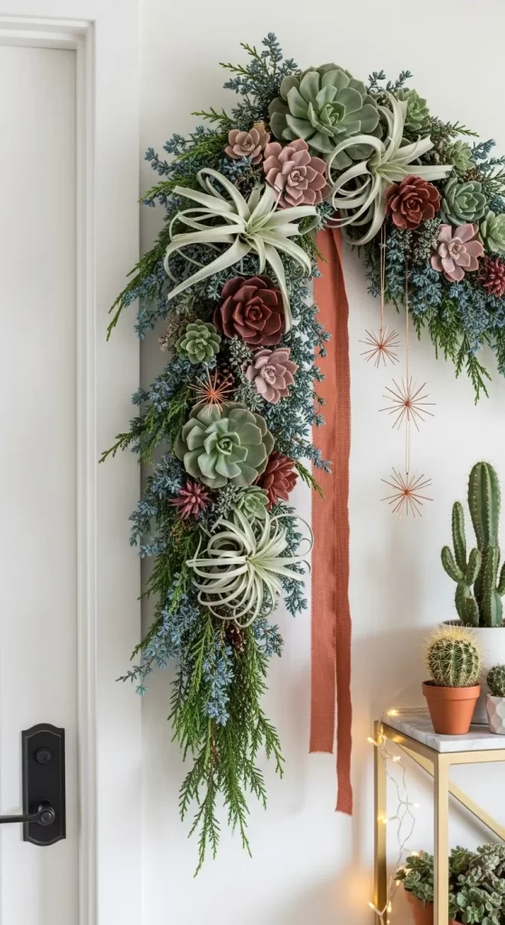 Desert Bloom Succulent Garland