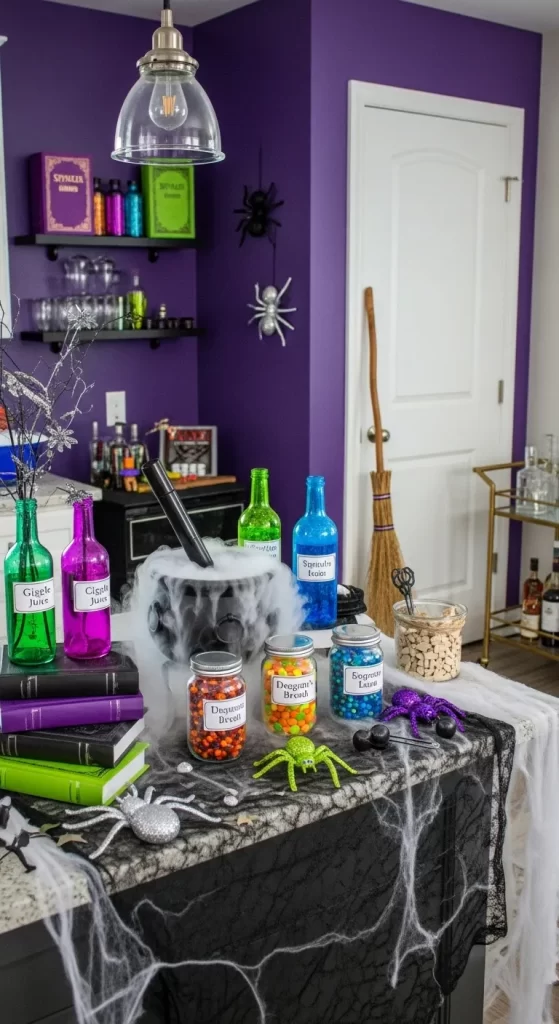 Witch's Colorful Potion Station Witch's Colorful Potion Station