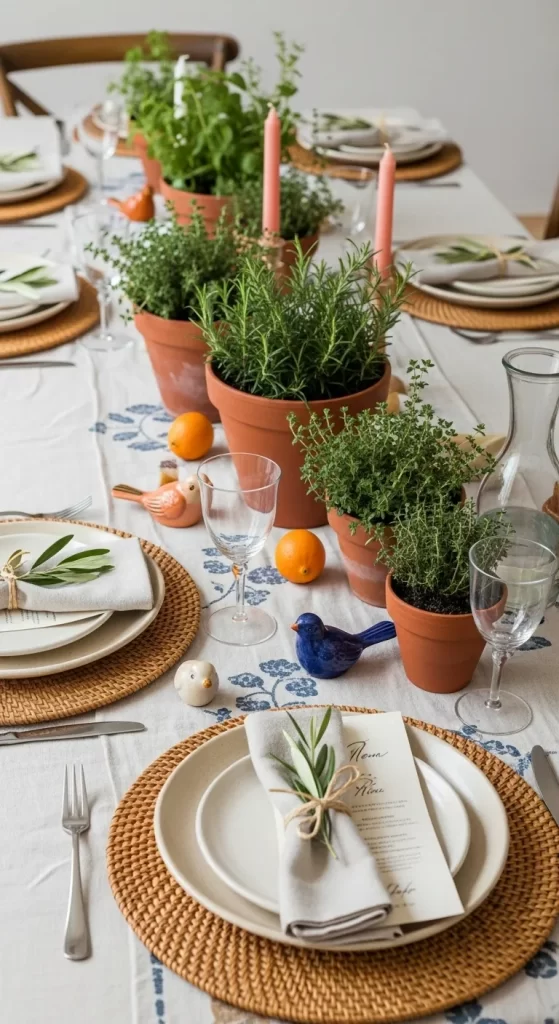 The Garden Herb Table