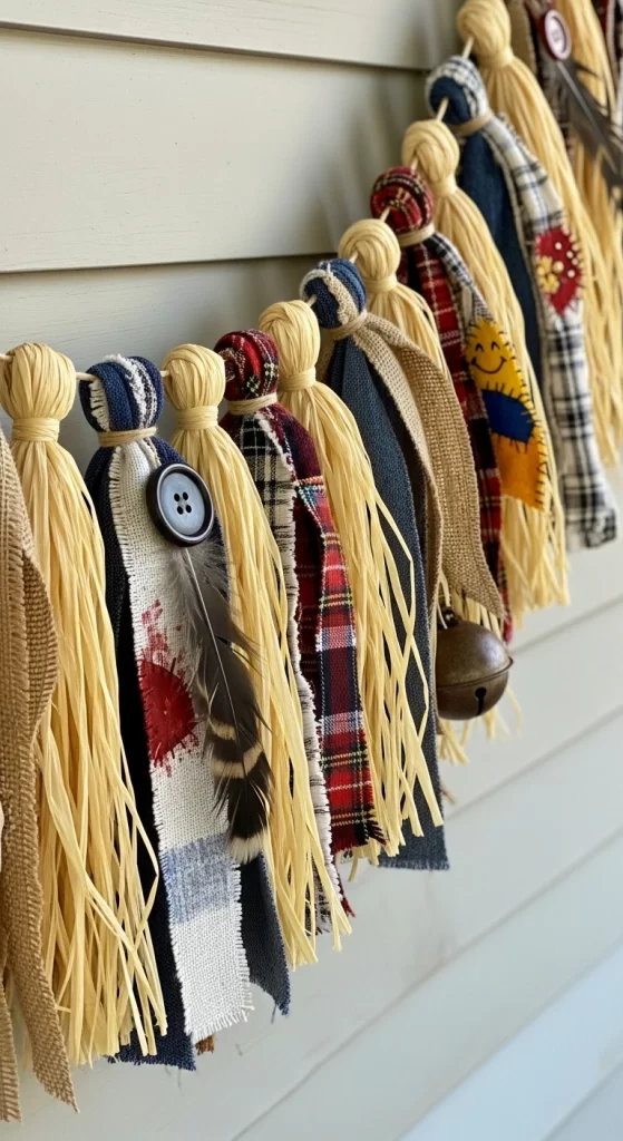 Harvest Scarecrow Tassel Garland