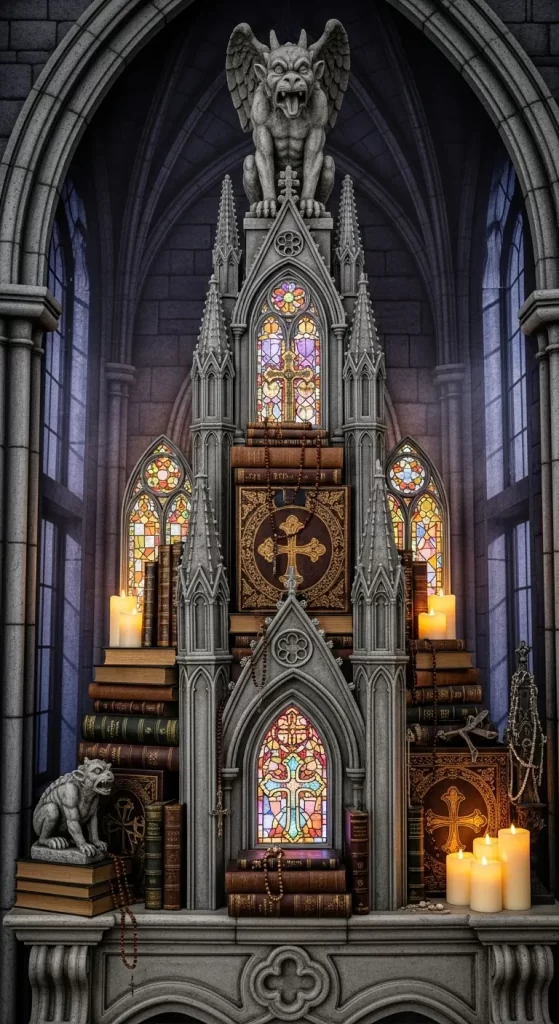 Gothic Cathedral Book Spire