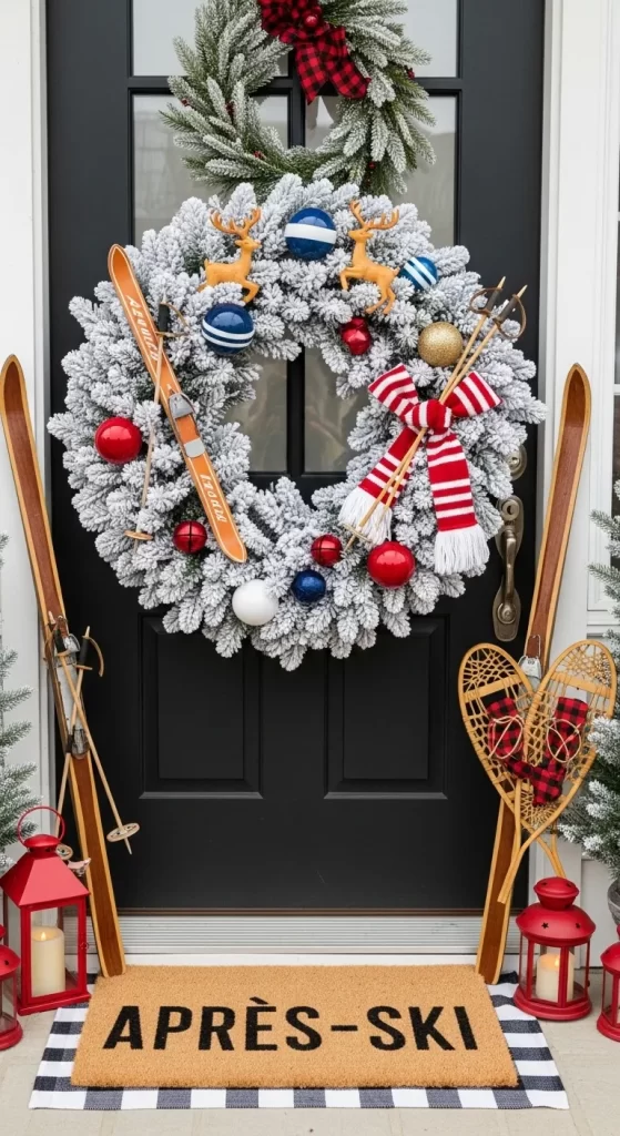 Après-Ski Holiday Wreath